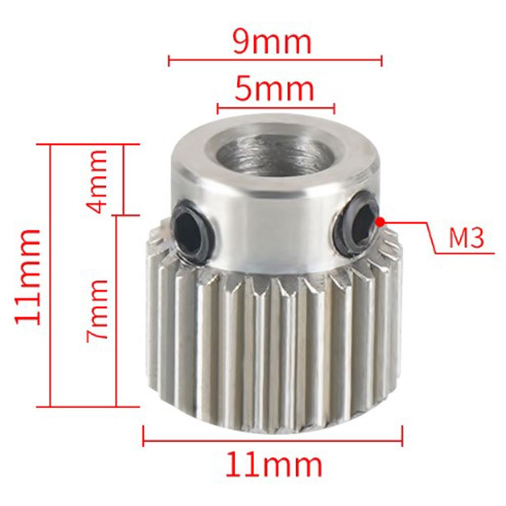 MK8 Extruder Dişlisi 36 Metal-1