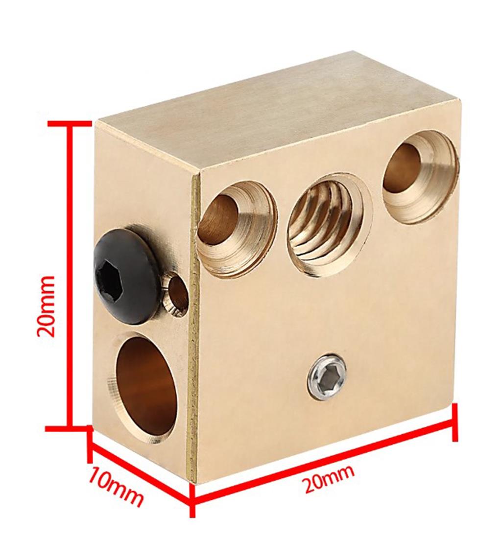 Creality Ender 3-Cr10 Isıtma Bloğu Pirinç(400°C)-2
