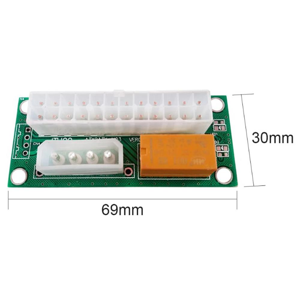 ATX 4 Pin to 24 Pin 2 Güç Kaynağı Birleştirici-2