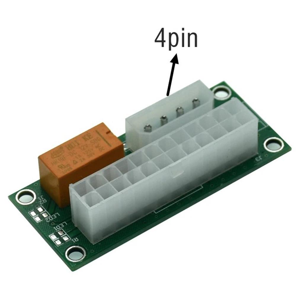 ATX 4 Pin to 24 Pin 2 Güç Kaynağı Birleştirici-3