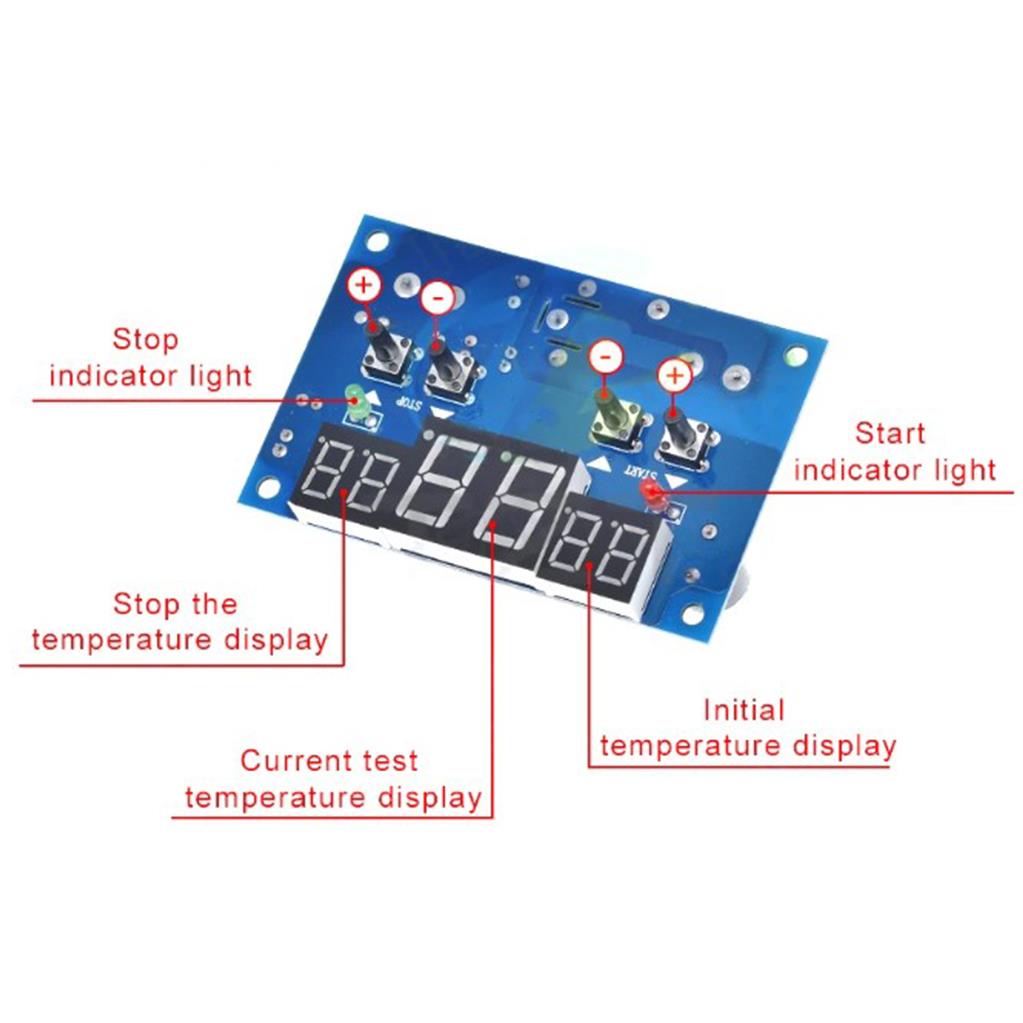 W1401 12V Dijital Sıcaklık Kontrol Cihazı-1