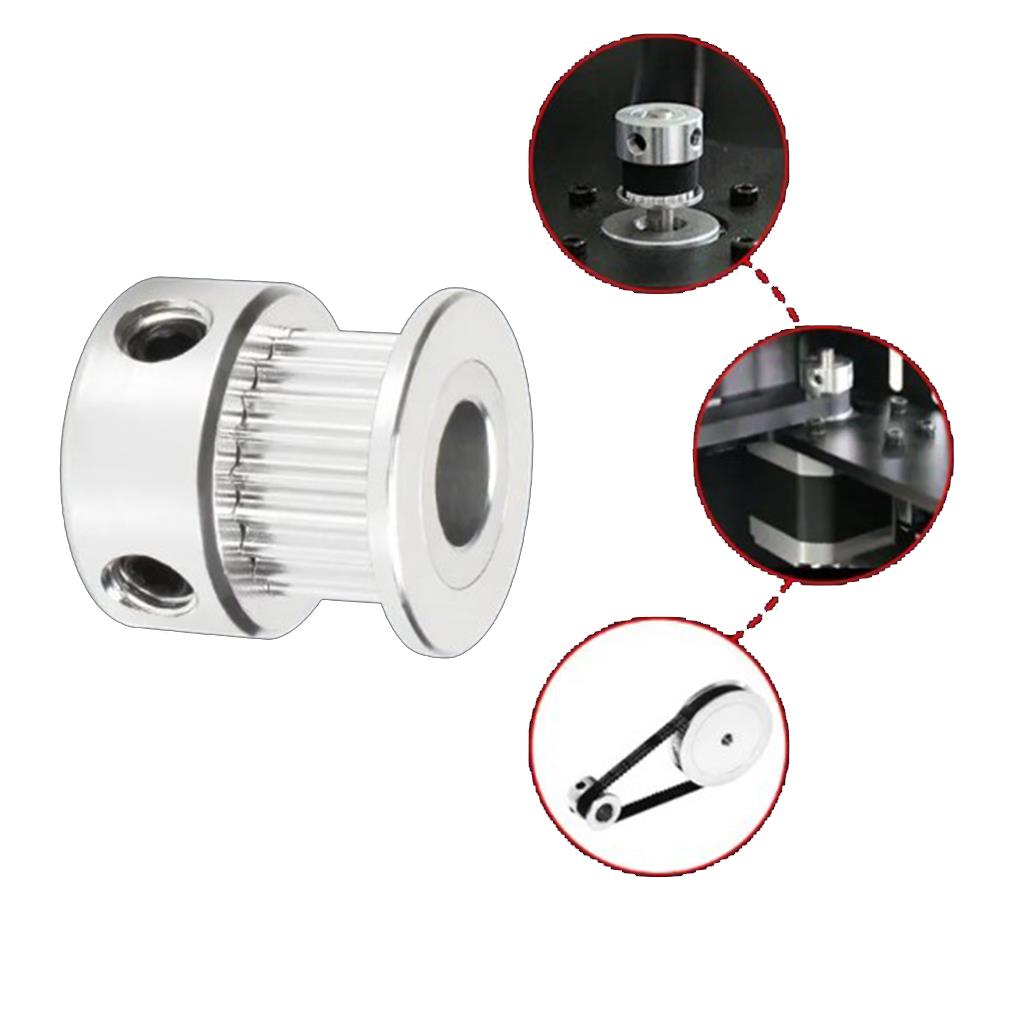 20 Diş Gt2 Kasnak 4mm Şaft Çapı(6mm Kayış İçin)-2