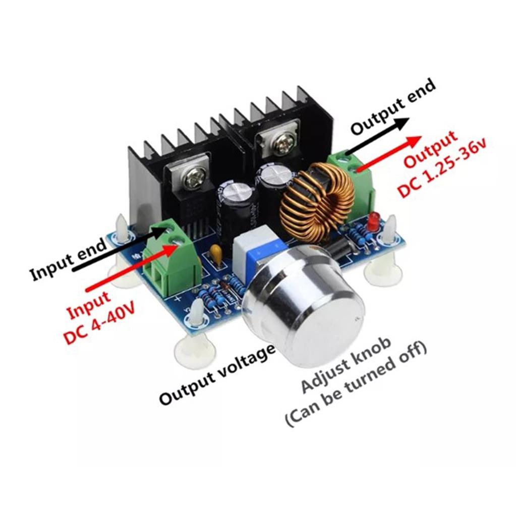 XL4016 Pot Ayarlı 8A 200W Voltaj Düşürücü-3
