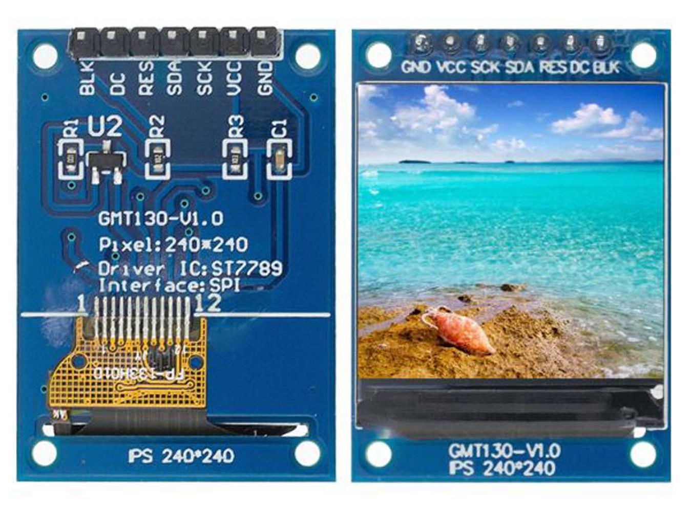 Écran TFT LCD 1.3 Pouces 240x240 compatible ARDUINO