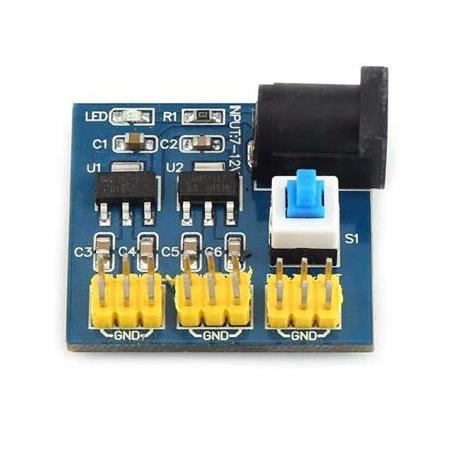 12V Giriş 3.3V-5V Çoklu Çıkışlı DC-DC Voltaj Düşürücü Kartı