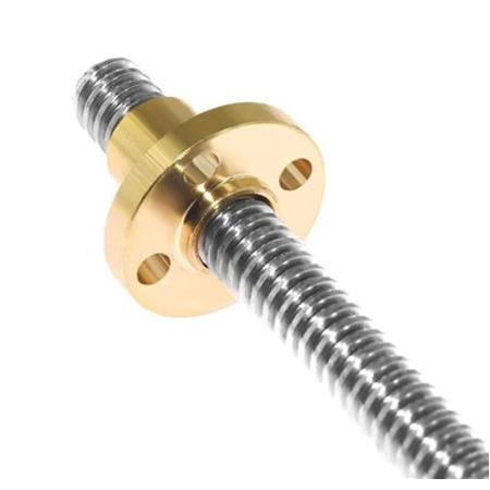 T8 4 Hatve Trapez Mil+Somun(1000mm)