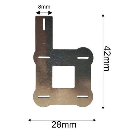4P Şekilli Nikel Punta Teli Kare 0.10mm (HM02) - 10 Adet