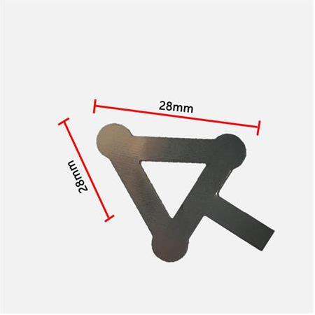 3P Şekilli Nikel Punta Teli Üçgen 0.10mm (HM05) - 10 Adet