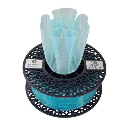 Porima  PETG TRANSPARAN 1.75mm Buz Mavi Filament 1 Kg