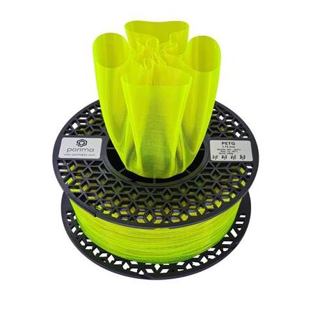 Porima  PETG TRANSPARAN 1.75mm Neon Sarı Filament 1 Kg