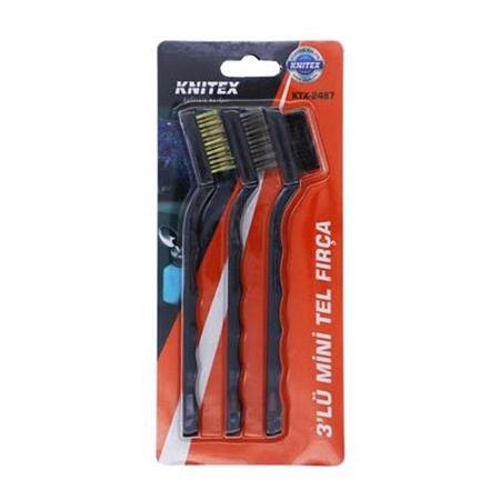 Knitex KTX-2487 Mini Tel Fırça 3'lü