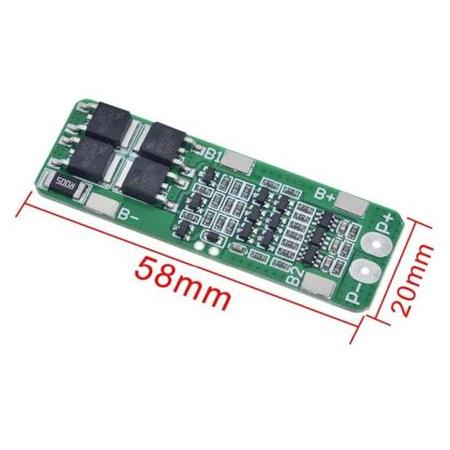 3S 20A BMS 12.6V 18650 Lityum LiPo Pil Şarj Koruma Modülü