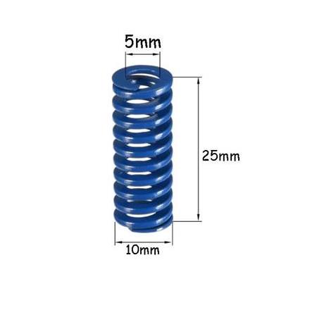 Tabla Yayı İç Çap 5mm Boy 25mm(4 Adet Mavi)