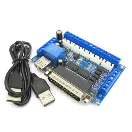 Mach3 Uyumlu 5 Eksen Cnc Kontrol Kartı(Lpt)