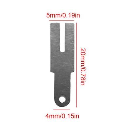 1P Şekilli Nikel Punta Teli 0.10mm (HM08) - 50 Adet