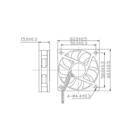 60x60x15 Kare Fan(12V)
