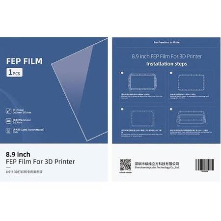 Anycubic FEP Film 8.9'' 260x175mm 15 mikron