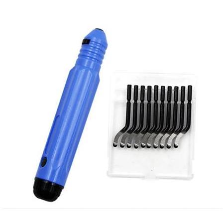 Çapak Alma Bıçağı + 10 Adet Bıçak Set