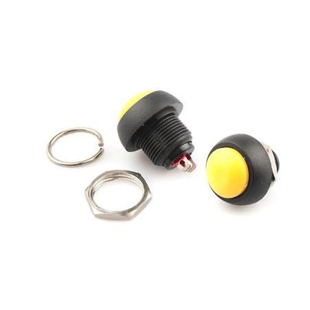 PBS33B 12mm Yuvarlak Push Buton Sarı IC-184
