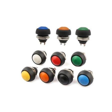 PBS33B 12mm Yuvarlak Push Buton Kırmızı IC-184