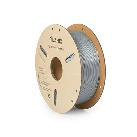 Filamix Yüksek Hızlı Hyper PLA+ Filament 1.75mm 1Kg-Gümüş