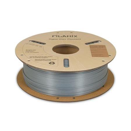 Filamix Yüksek Hızlı Hyper PLA+ Filament 1.75mm 1Kg-Gümüş