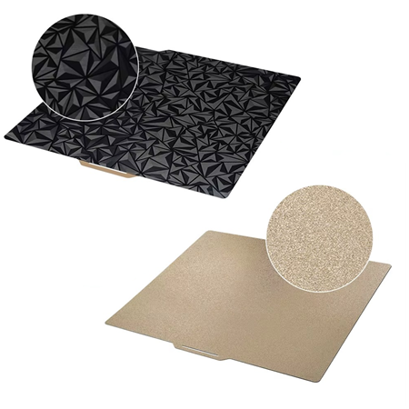 Bambu Lab X1 P1P Çift Taraflı Büyük Desenli Peo-Pei Kaplı Yay Çeliği Tabla-257x257mm