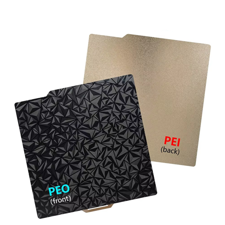 Bambu Lab X1 P1P Çift Taraflı Büyük Desenli Peo-Pei Kaplı Yay Çeliği Tabla-257x257mm