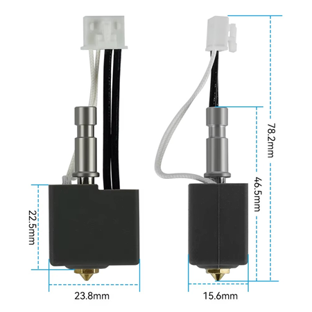 Anycubic Kobra S1 Hotend Seti(Pirinç Nozzle)