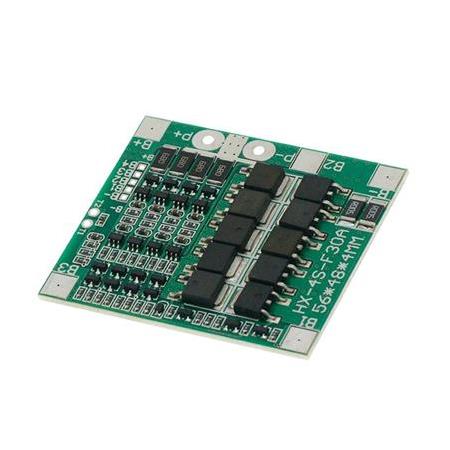 Kablolu Soketli 4S 30A BMS 14.8V 18650 Lityum-LiPo Pil Şarj Koruma Modülü