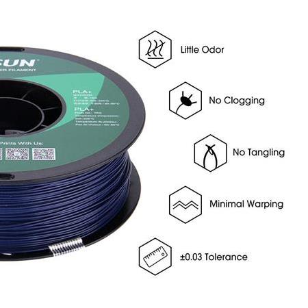 Esun PLA Plus Filament Koyu Mavi 1.75mm 1000gr