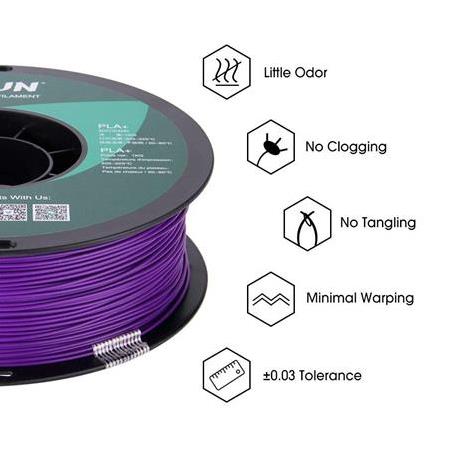 Esun PLA Plus Filament Mor 1.75mm 1000gr
