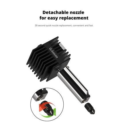 Bambu Lab A1-A1 Mini Sertleştirilmiş  Çelik Nozzle 500°C(0.8mm)
