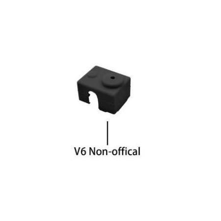 V6 Kare Blok Silikon Çorap(Siyah)
