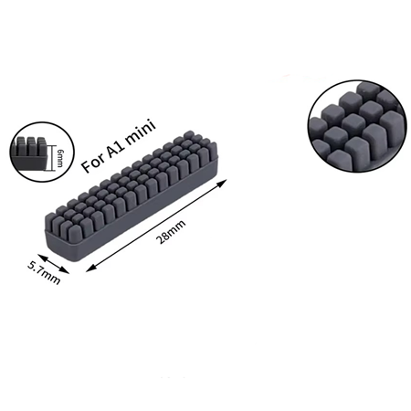 Bambu Lab A1 Mini Nozzle Temizleme Silikonu-5 Adet