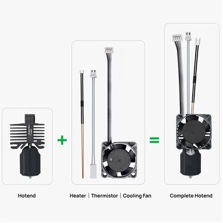 Bambu Lab X1 Serisi 0.8mm Hotend Seti-Sertleştirilmiş Çelik-FAH003