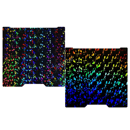 Bambu Lab H2 Serisi Uyumlu Çift Taraflı Shard+Eingt-Pointed Star Kaplı Yay Çeliği Tabla-355x347mm