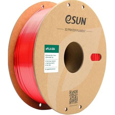 Esun Silk Pla+ Filament Kırmızı 1.75mm 1000gr
