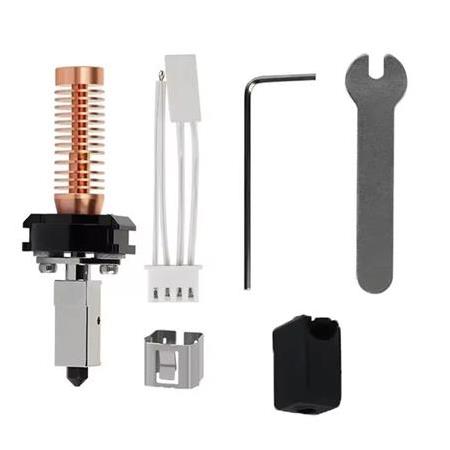 Flashforge 5M-5M Pro Yükseltilmiş Hotend Dairesel Bakır Gövde-Sertleştirilmiş Nozzle-0.4mm