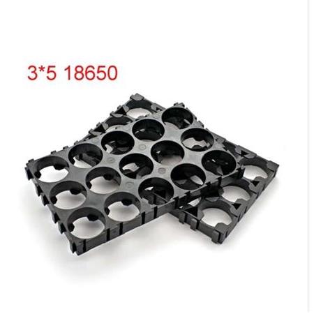 18650 Lityum Pil Braket 3x5 15 Hücre(ABS Plastik)