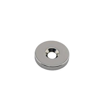 Neodyum Mıknatıs 15X5 Delik Çapı 5mm