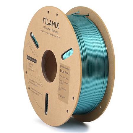 Filamix Silk PLA Filament 1.75mm 1Kg-Kutsal Yeşil
