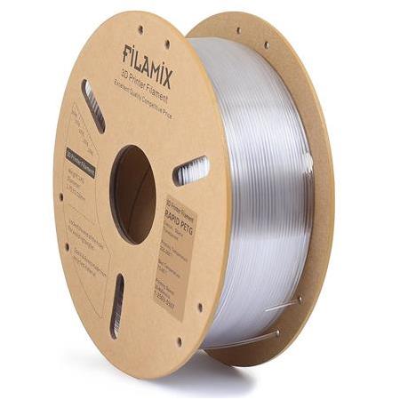 Filamix Rapid Petg Filament 1.75mm 1Kg Transparan