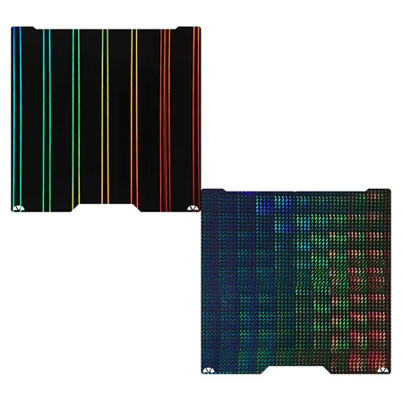 Bambu Lab H2 Serisi Uyumlu Çift Taraflı Luminous Flus+İllusion Kaplı Yay Çeliği Tabla-355x347mm