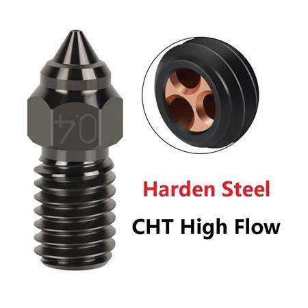 Creality Ender 3 V3 SE-Ender 7-Ender 5 S1 Sertleştirilmiş CHT Çelik Nozzle(1.0mm)