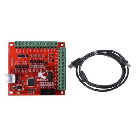 4 Eksen Usb Cnc Kontrol Kartı(Mach 3 Uyumlu)