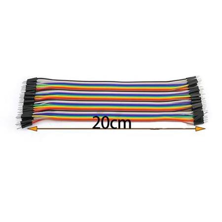 40 Adet Erkek-Erkek Jumper Kablo 20cm