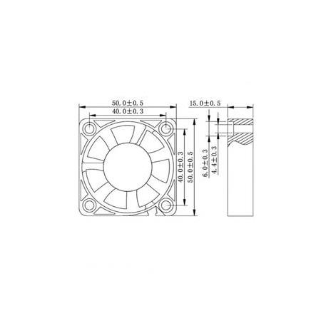 50x50x15 Kare Fan (12v)