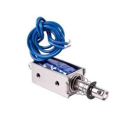 24V DC İtme-Çekme Selenoidi-5 Newton-10mm Stroke