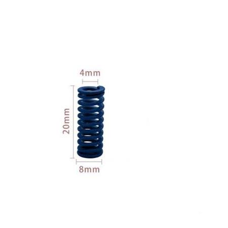 Tabla Yayı İç Çap 4mm Boy 20mm(4 Adet Mavi)